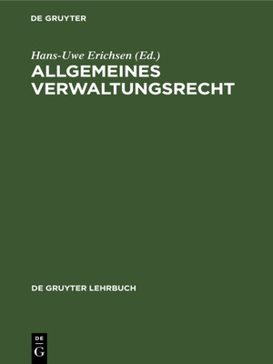 cover image of Allgemeines Verwaltungsrecht